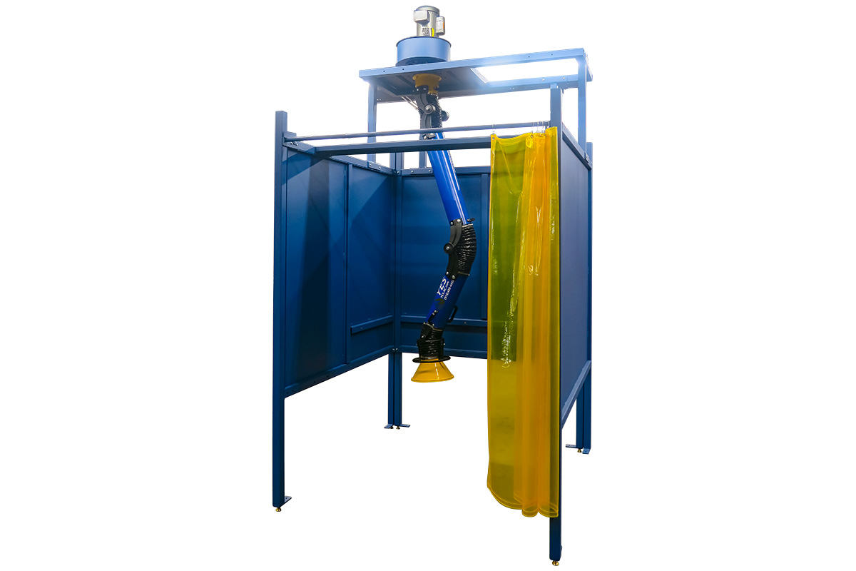 Titan FA Series Fan Arm Booth